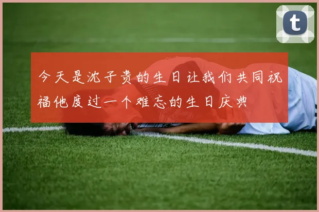 今天是沈子贵的生日让我们共同祝福他度过一个难忘的生日庆典