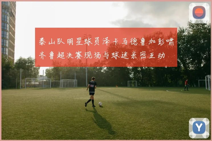 泰山队明星球员泽卡马德鲁加彭啸齐鲁超决赛现场与球迷亲密互动
